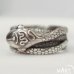 Snake Ring - Ancient Ouroboros Band Ring - Silver and Gold