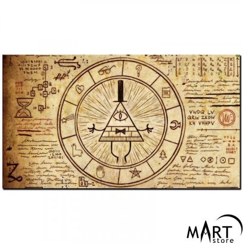 Masonic Canvas - Illuminati mystery symbols