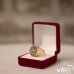 Custom Freemason Knight Templar Signet ring, Crusader shield - Silver and Gold