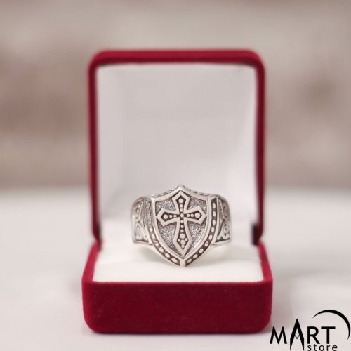 Knights Templar Ring Masonic Silver 925 Freemason Masonry Jewelry Crusader