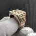 Knights Templar Crusader Ring - Jerusalem Cross Ring - Silver and Gold