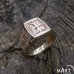 Order of Malta Ring Freemason Knights Templar Ring - Templar Cross Olive Branch