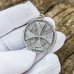 Knights Templar Pendant - Maltese Cross Pendant - Silver and Gold