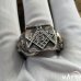 Custom Masonic ring - Blue Lodge Masonic Ring Vintage - Silver and Gold