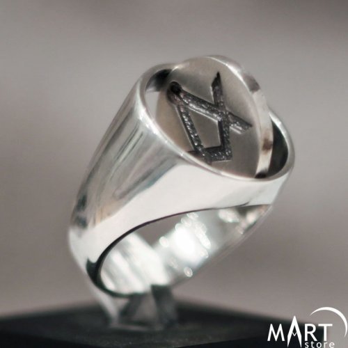 Custom Masonic Ring Swivel Ring - Masonic Flip Ring