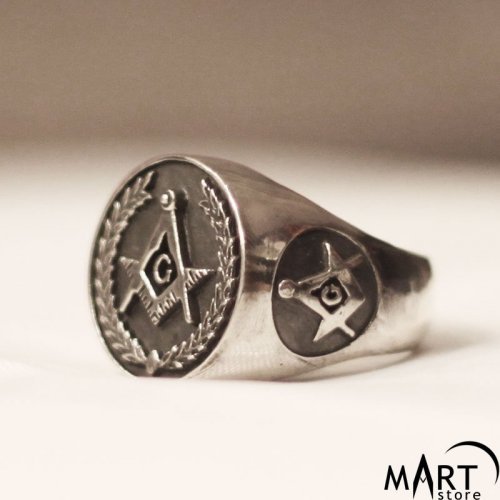 Fully Customizable Round Masonic Ring