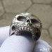 Biker Ring Skull Masonic Ring - The Immortal - Silver and Gold