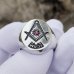 Blue Lodge Ring Custom Masonic Ring Lodge Number and Gemstone