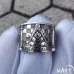 Custom Masonic Lodge Ring Past Master Chequerboard Ring