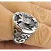 Masonic ring - Scottish Rite, Double-headed Eagle of Lagash - Silver and Gold