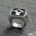 Masonic Ring 47th Problem of Euclid with Gavel and All-seeing Eye