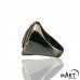 Masonic Ring - Illuminati Ring Pyramid All-Seeing Eye - Silver and Gold