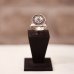 Masonic ring - Silver and Gold - Virtus Junxit Mors Non Seperabit, Square & Compass