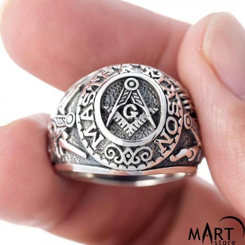 Master Mason Ring Freemason Blue Lodge Masonic Ring