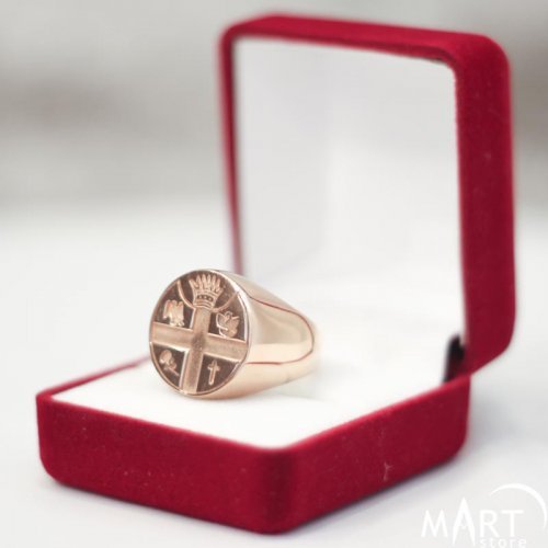Prince Mason Ring Rose Croix - Irish Masonic Ring