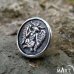 Reversible Head Masonic Ring Double Sided Ring Baphomet