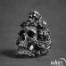 Vintage Biker Skull Ring Death Head Ring Memento Mori