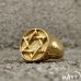 Jewish Ring - Star of David - Silver and Gold