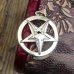 Occult Baphomet Pendant - Pentacle Pendant - Silver and Gold