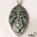 Occult Pendant - Aleister Crowley Kabbalah Jewelry - Silver and Gold