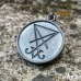 Sigil of Lucifer Pendant Necklace Seal of Satan Occult Pendant