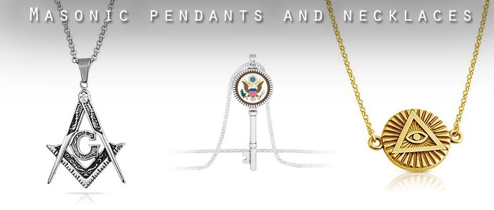 Freemason pendants and necklaces - Product category banner
