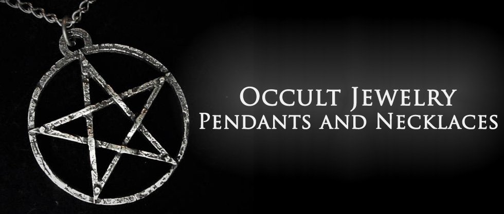 Sterling Silver and Gold Occult jewelry - Occult pendants, occult necklaces, Satanic pendants, Baphomet pendants